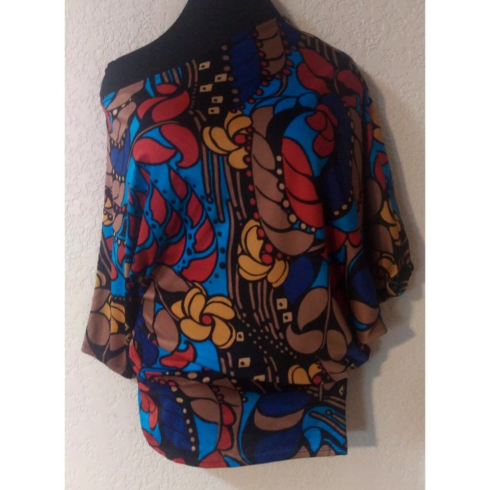 EUC Asymmetrical bodycon mini dress / tunic M